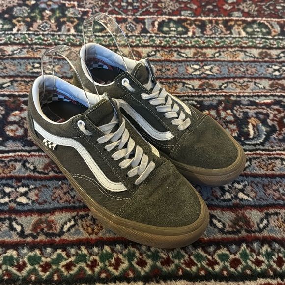Vans Skate Old Skool Forest Night/Gum Skate Shoes - Picture 2 of 7